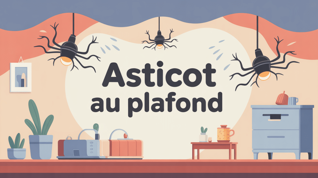 illustration asticot au plafond atmosphère hygiène