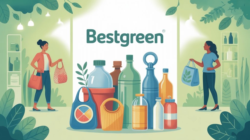 bestgreen illustration consommation responsable et choix écologique