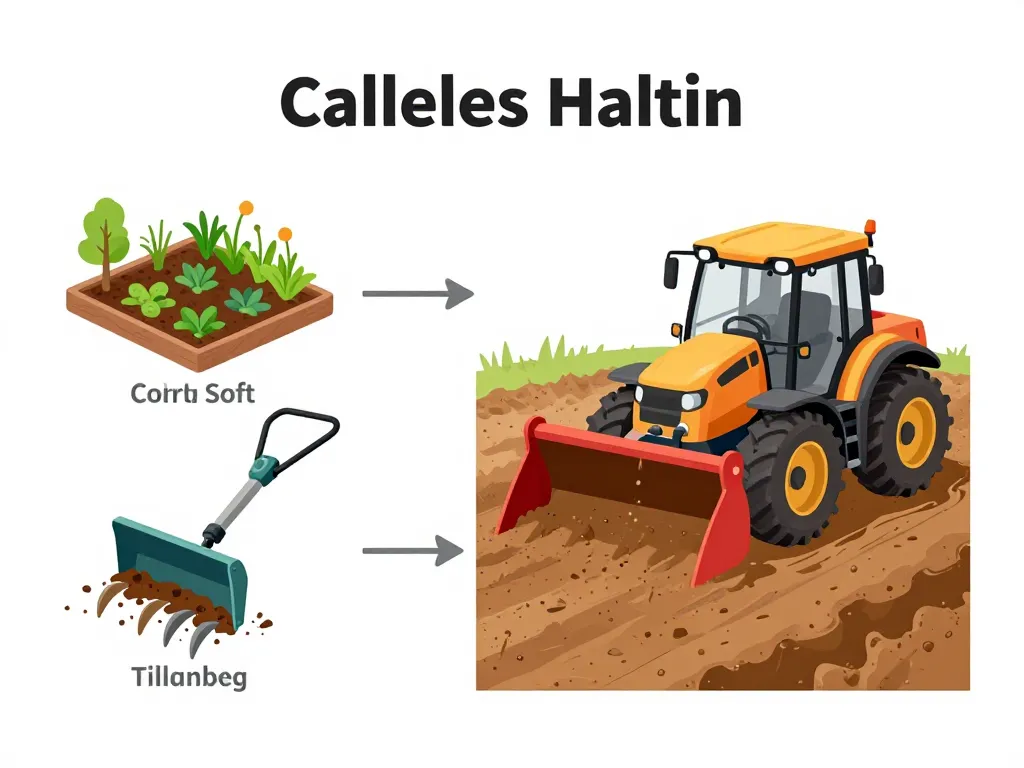 Schéma conceptuel de la différence entre motoculteur et motobineuse