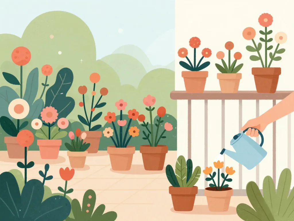 entretien fleurs grosse boule jardin et balcon