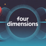 illustration four dimensions physique maths business