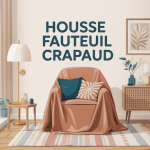 housse pour fauteuil crapaud ikea décor salon moderne