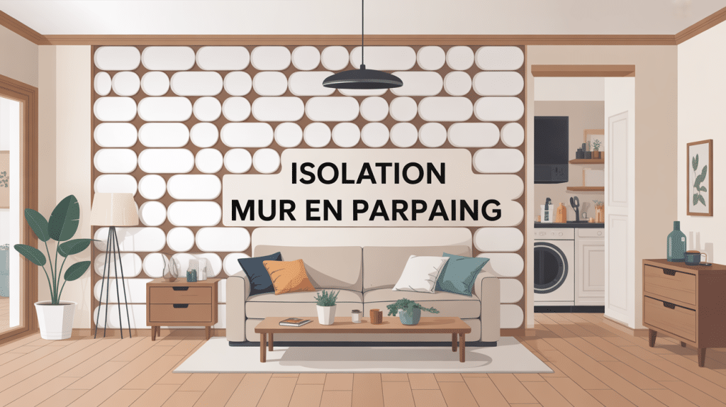 Isoler un mur en parpaing illustration informative