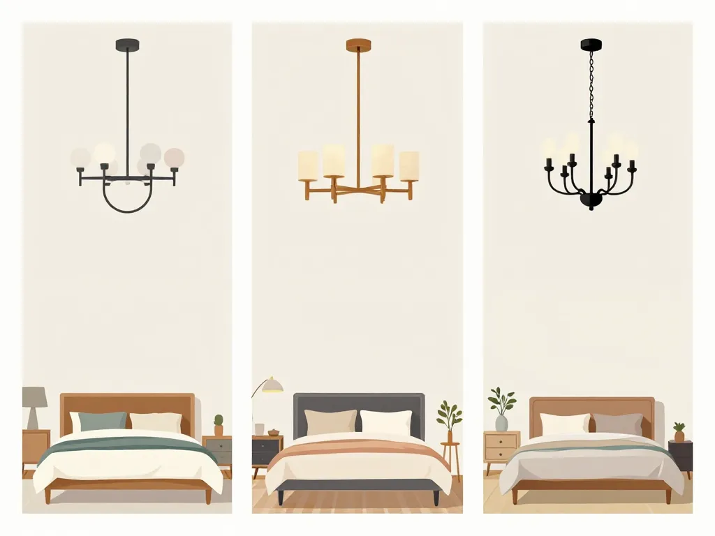 lustre moderne pour chambre styles differents illustration