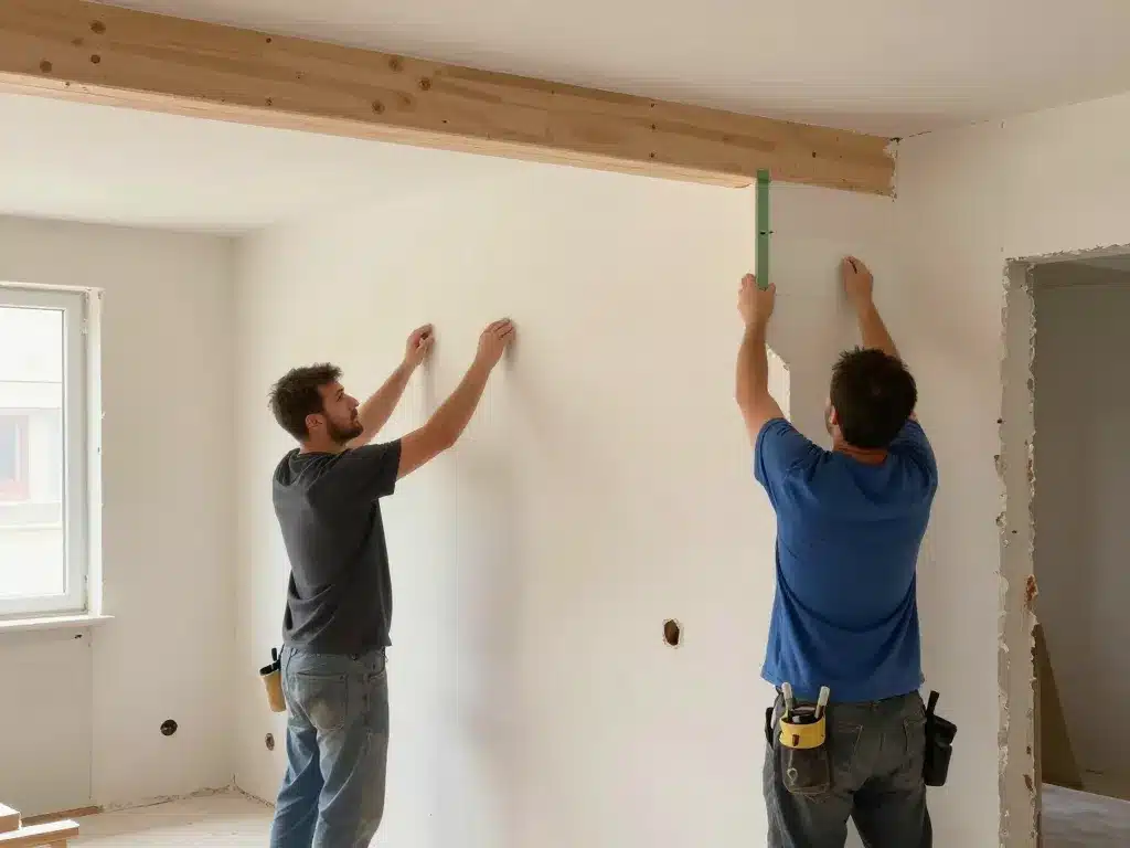 travaux ouverture mur de refend rénovation