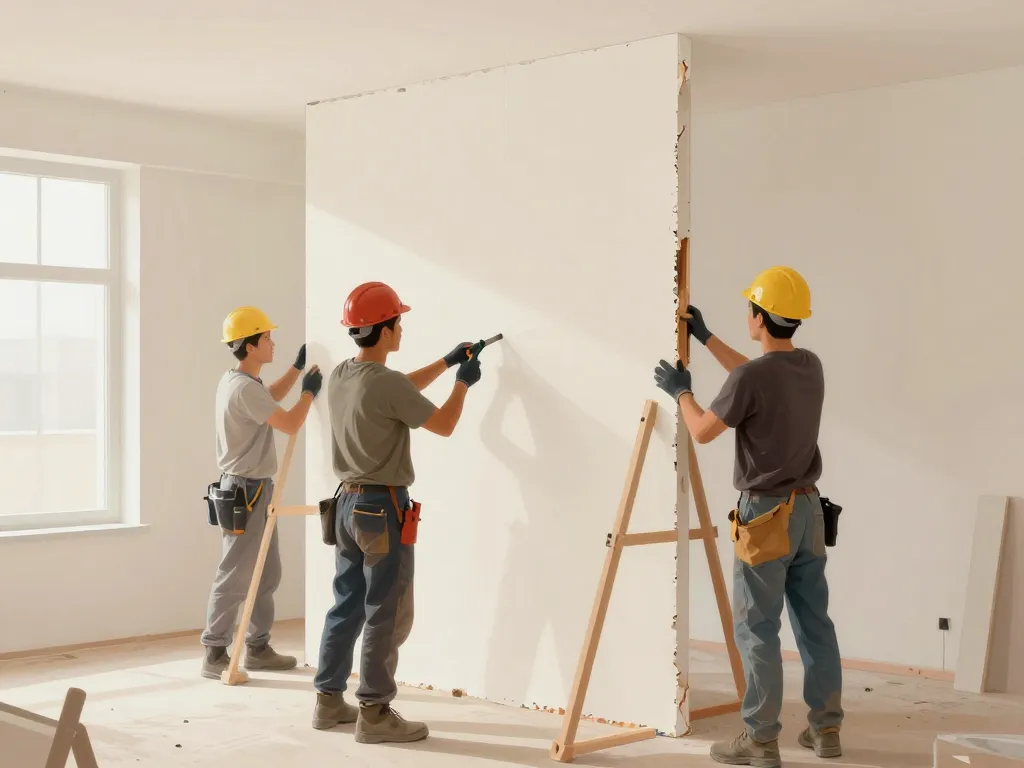 mur refend étape ouverture en rénovation