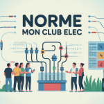 Illustration norme mon club elec conformité électrique et apprentissage