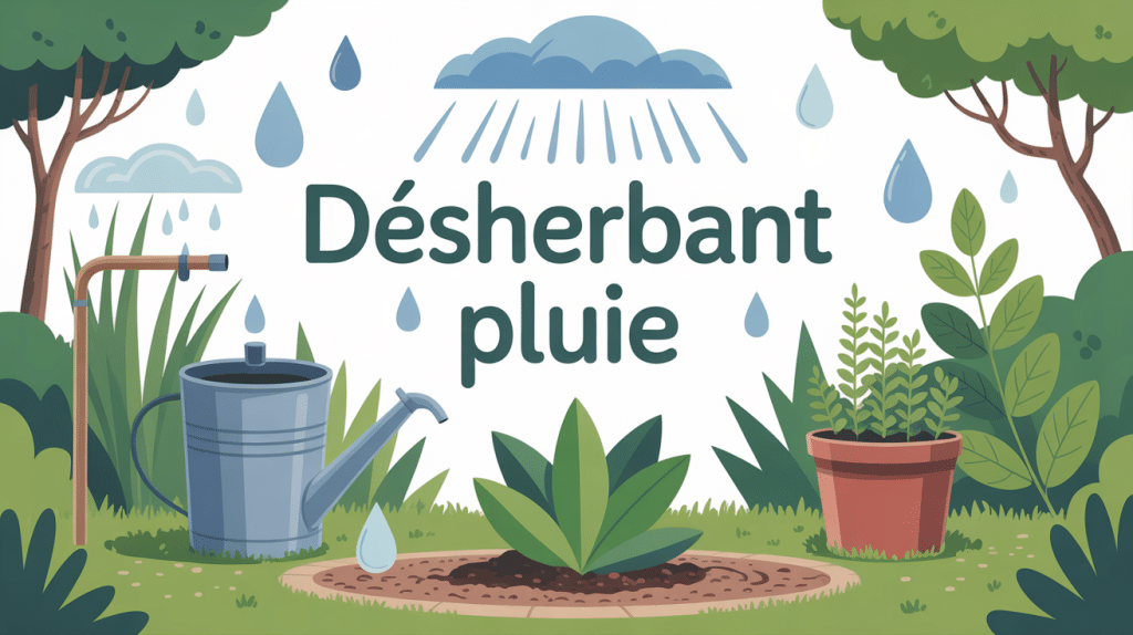 peut on mettre du désherbant quand il pleut visuel pédagogique jardin pluie