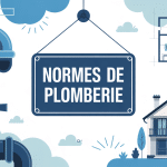 plomberie norme illustration éléments tuyaux plan logement