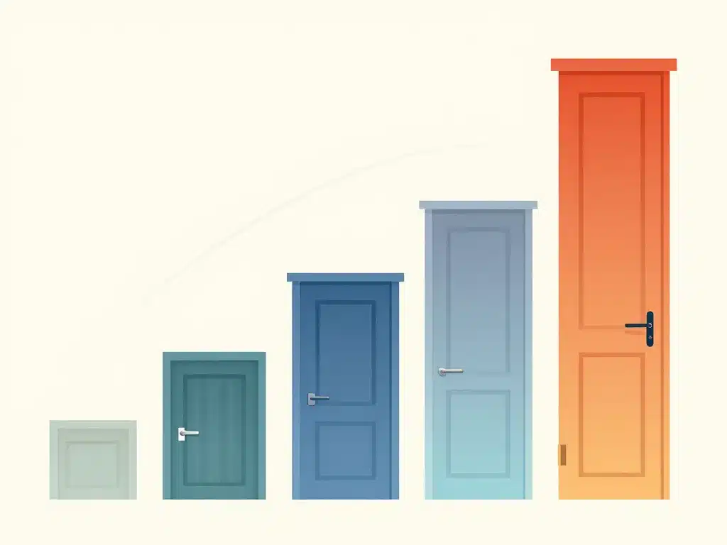 métaphore visuelle fourchette prix de changement de serrure