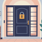 illustration sécurité prix de changement de serrure moderne