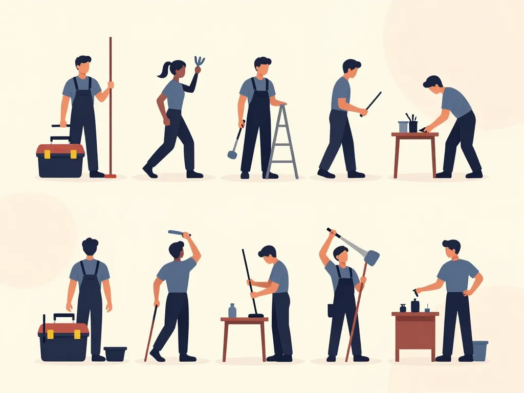 illustration progression bricoleur avec bricole-facilement.fr