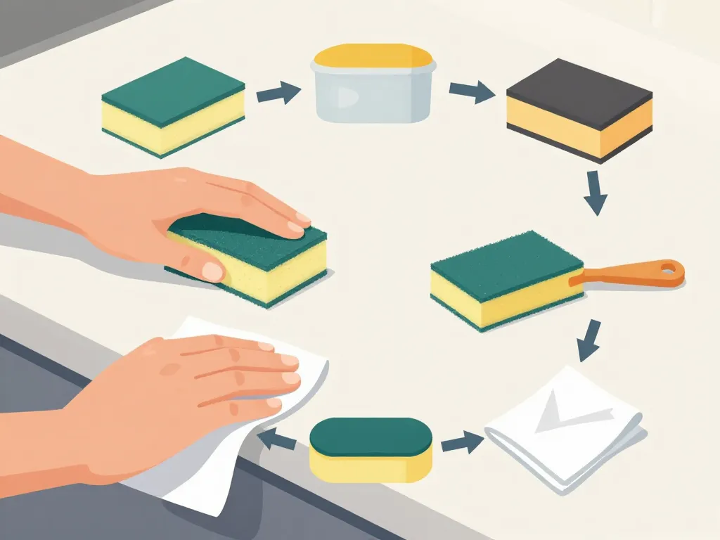 préparation renover plan de travail stratifié