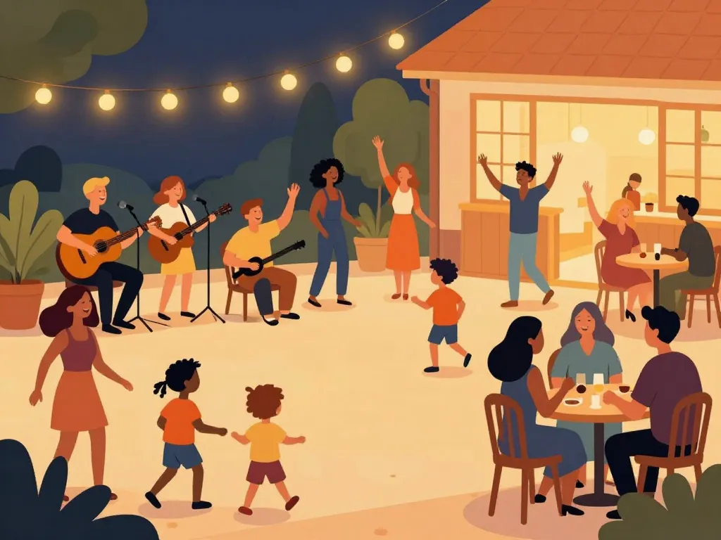 terrasse guinguette expérience client convivialité animation