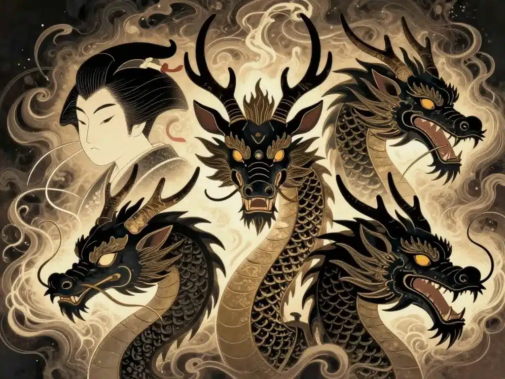 tatouages motifs tete de dragon symboles cultures