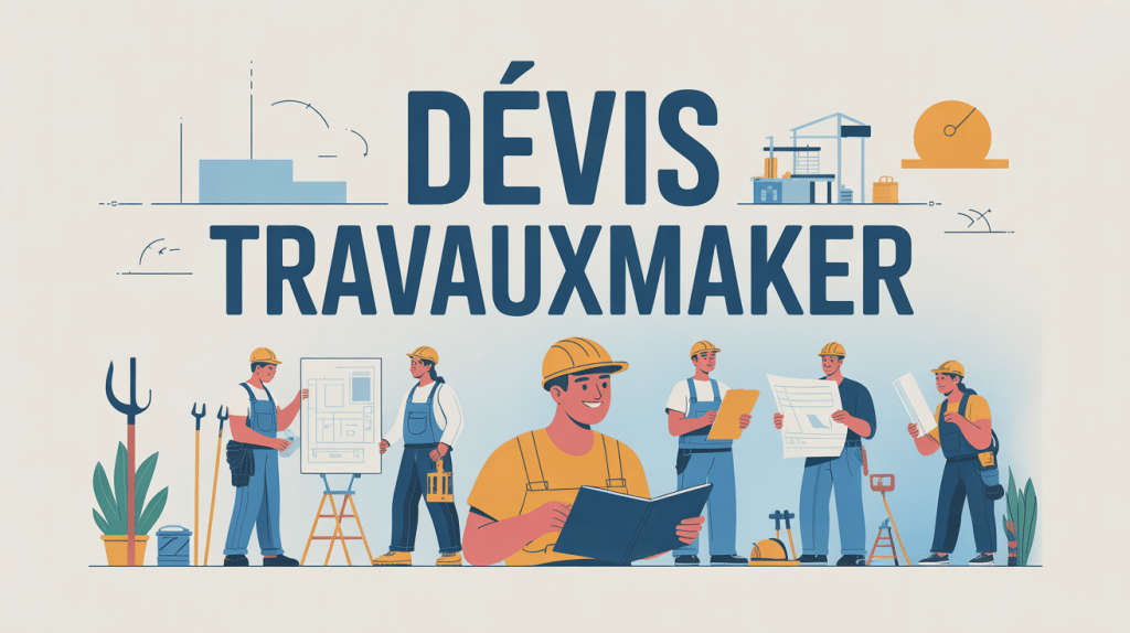 Illustration travauxmaker.fr 5 devis obtention