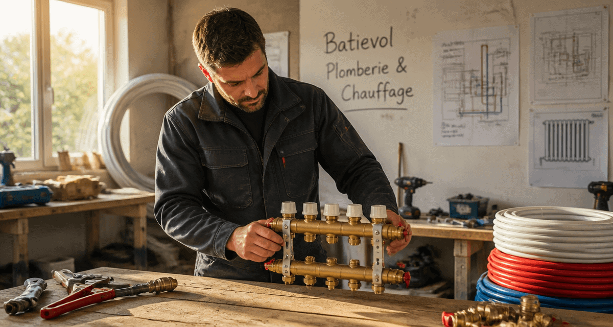 batievol plomberie et chauffage nourrice plomberie atelier
