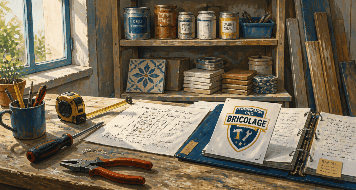 certification pro expertdubricolage gratuit sur table d’atelier