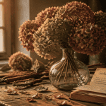 hortensia comment les faire secher bouquet séché dame-jeanne