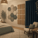isolation phonique mur chambre sans travaux panneaux rideau tapis