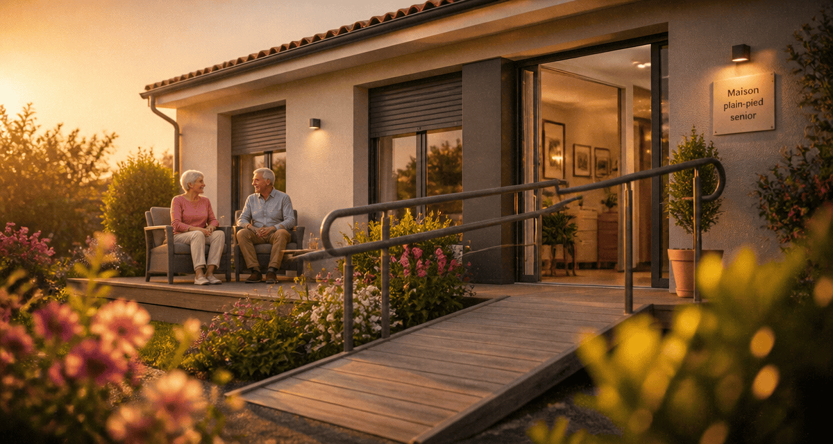 logement social maison plain pied senior à louer terrasse jardin