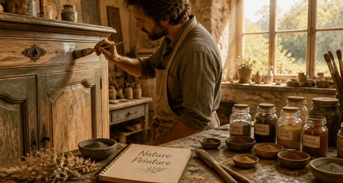 nature peinture artisan applique enduit naturel sur bois