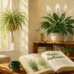 plantes d'interieur depolluante en salon lumineux
