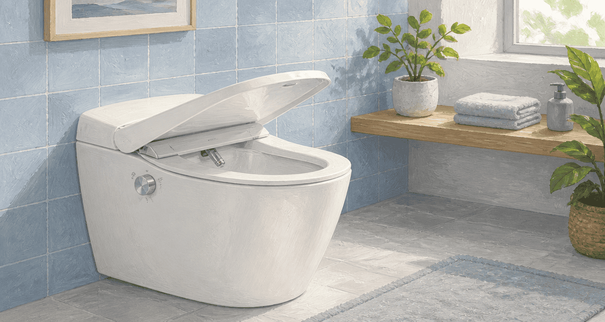 WC lavant avec bidet toilet bidet moderne en céramique blanche