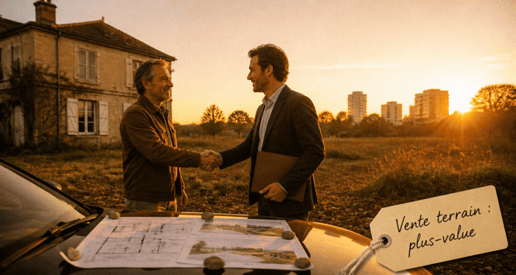 vendre a un promoteur devant maison ancienne