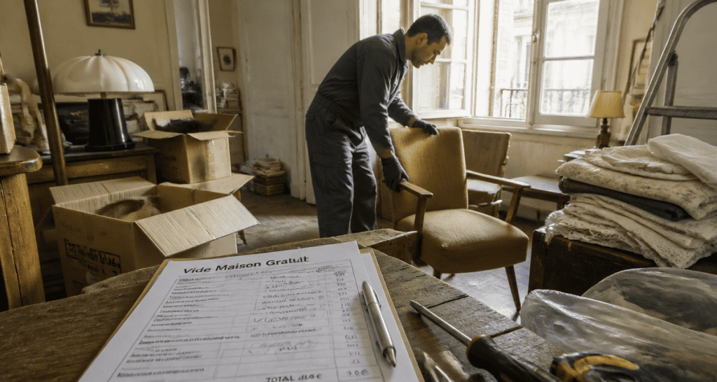 vide maison gratuit fauteuil vintage