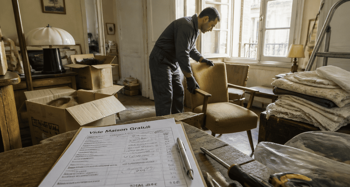 vide maison gratuit fauteuil vintage