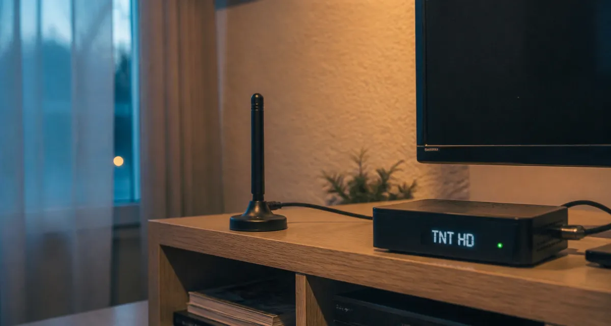Antenne sans fil pour tv TNT HD, gain 25 dB