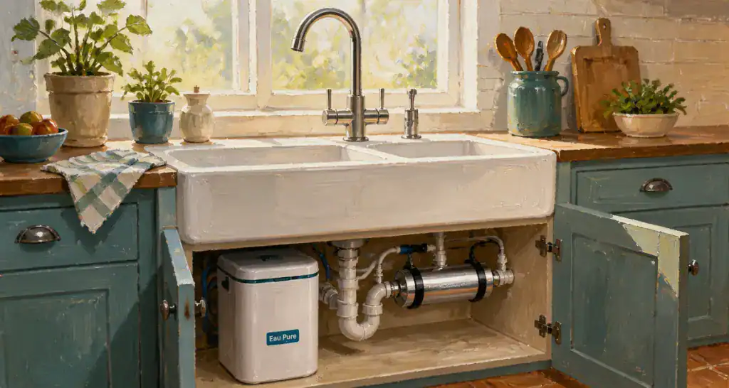 biopur habitat purificateur d'eau sans sel sous évier