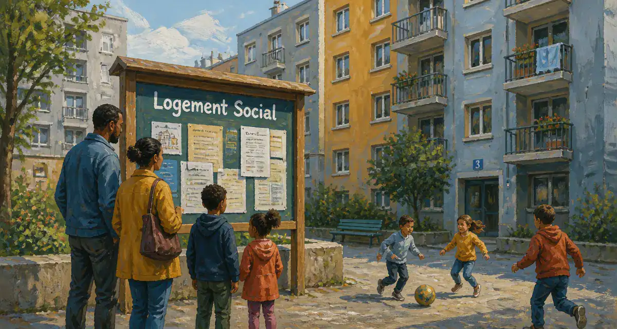 qu est ce qu un logement social famille immeuble