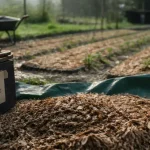 Copeaux de bois gratuit pour paillage au potager