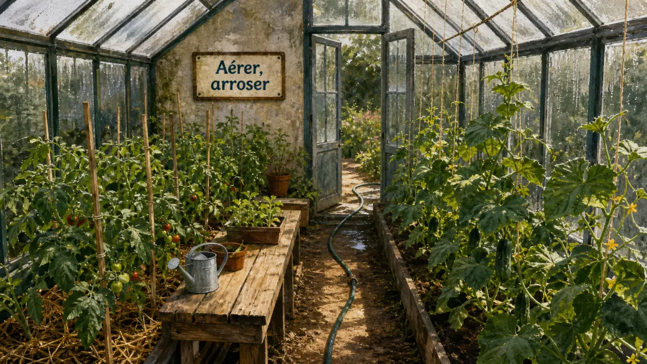Jeunes plants en potager serre sous serre froide, récolte dès mars
