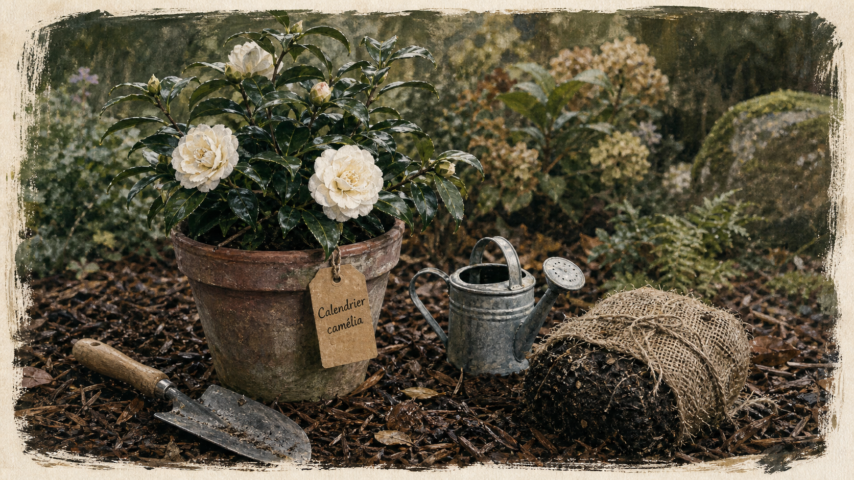 Quand planter un camelia : automne, mi-ombre et sol acide