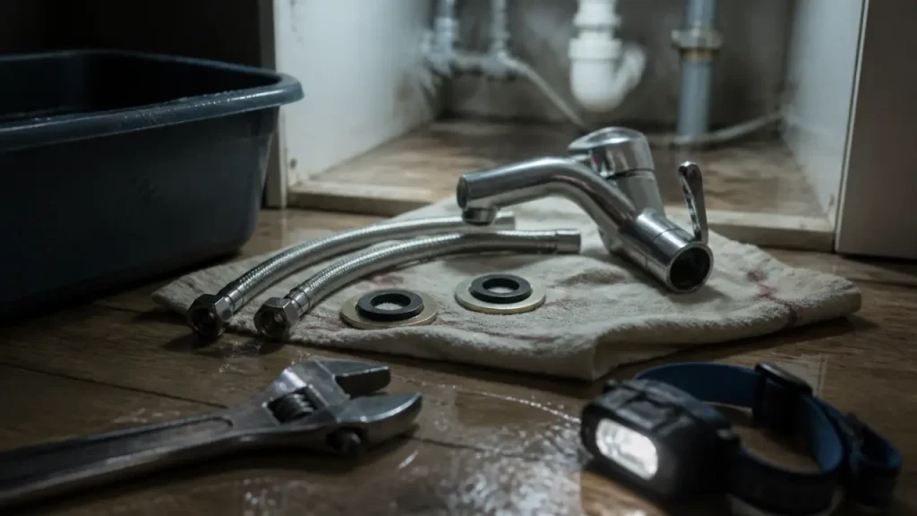 Changer un robinet de cuisine sans fuite : les raccords et le joint à vérifier