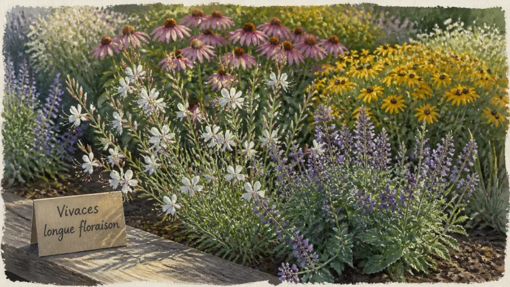 4 mois de couleur sans replanter chaque année : choisir une fleur vivace à longue floraison