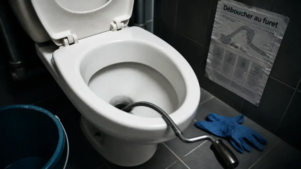 Furet pour WC : la bonne longueur, la bonne tête et les erreurs qui aggravent le bouchon