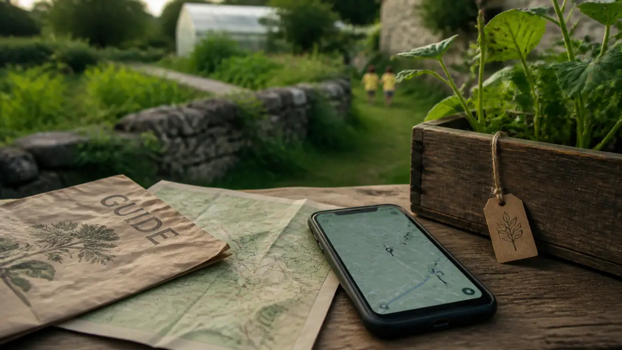 Le petit potager : carte et guide pour distinguer annuaire local, marque et homonymes