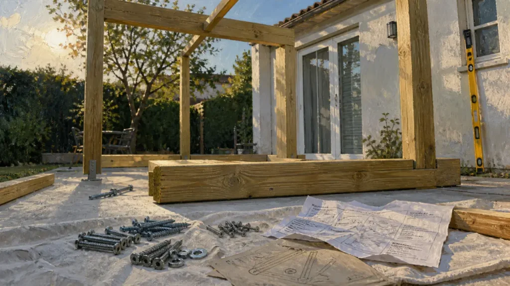 Pergola bois en kit : contenu, montage et points de vigilance avant l’achat