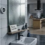 Pièces humides : condensation sur miroir, sol humide, VMC salle de bains