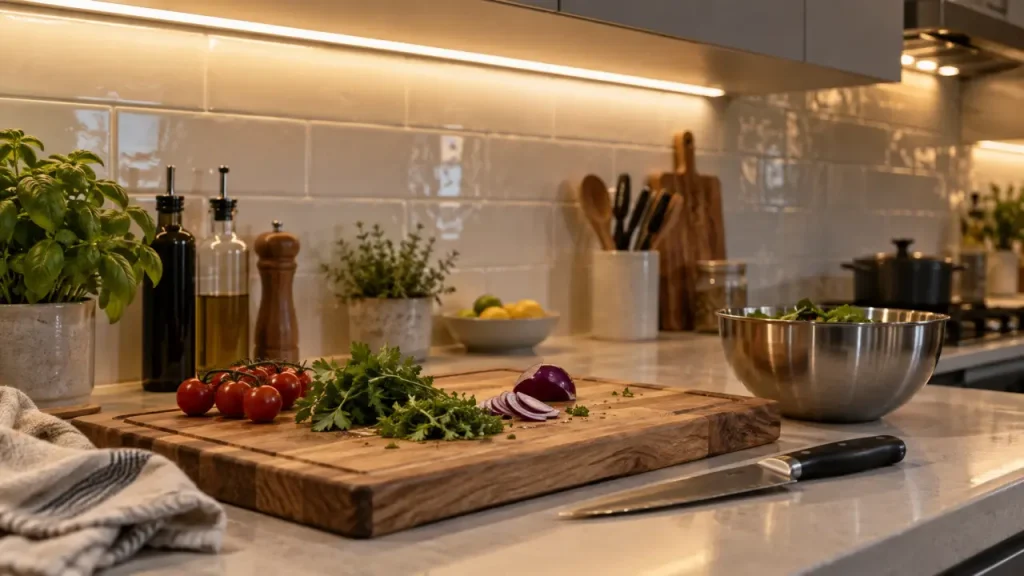 Éclairage du plan de travail de cuisine : choisissez le bon luminaire, la bonne longueur et la bonne lumière