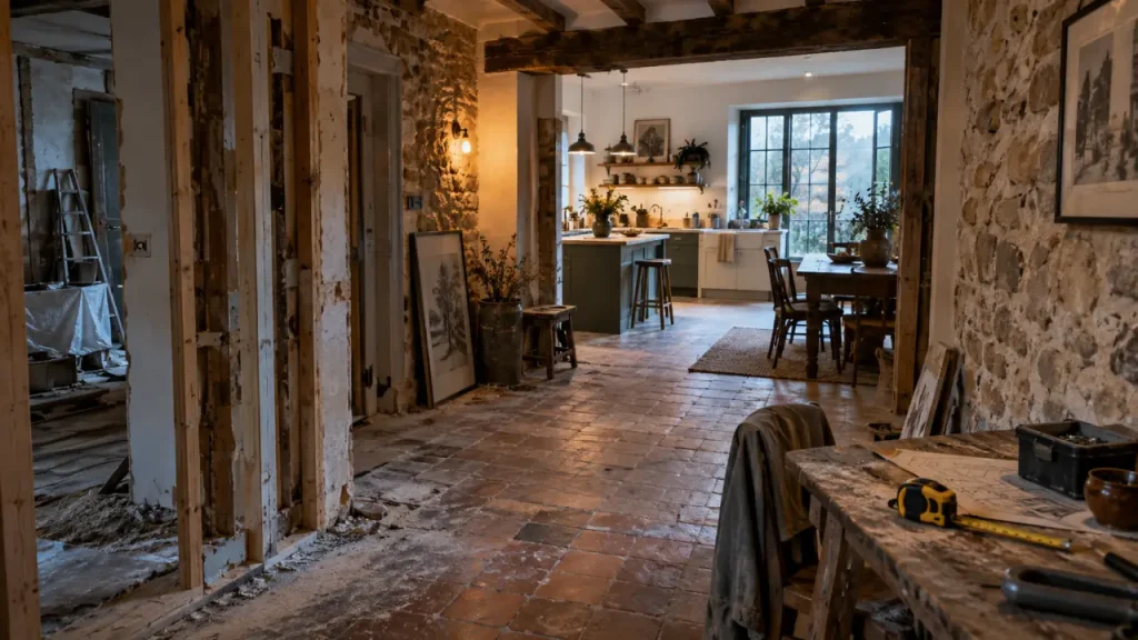 Rénover une vieille maison pour gagner en lumière sans perdre son cachet