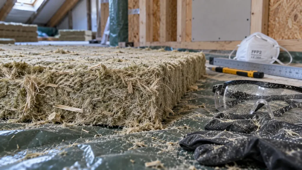 Laine de chanvre : le danger vient-il des fibres, des additifs ou de la pose ?