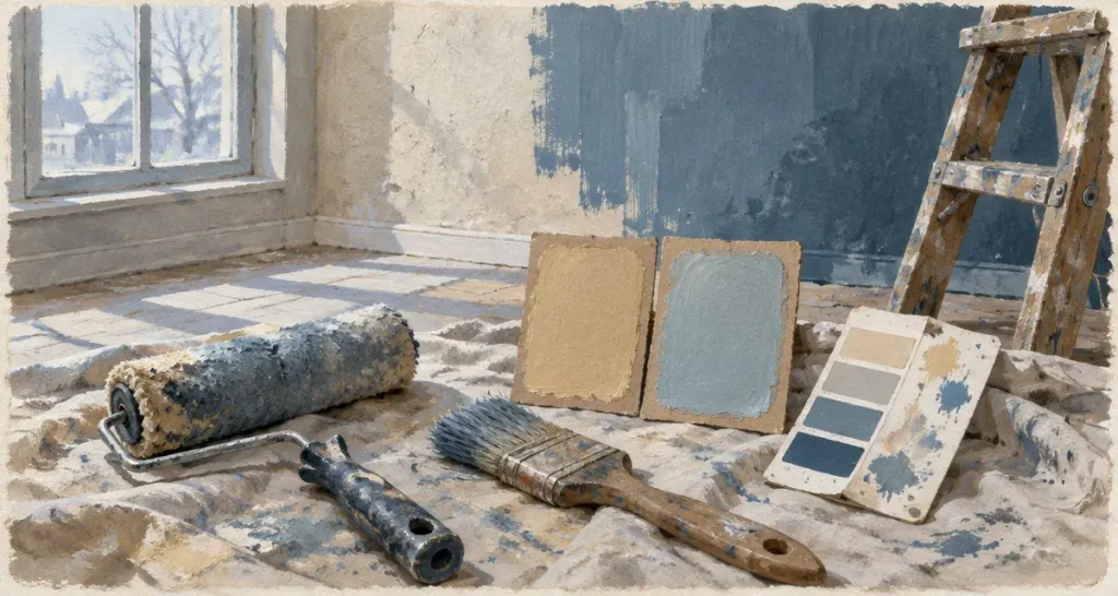 Peinture couleur mur : testez la lumière avant de choisir votre teinte