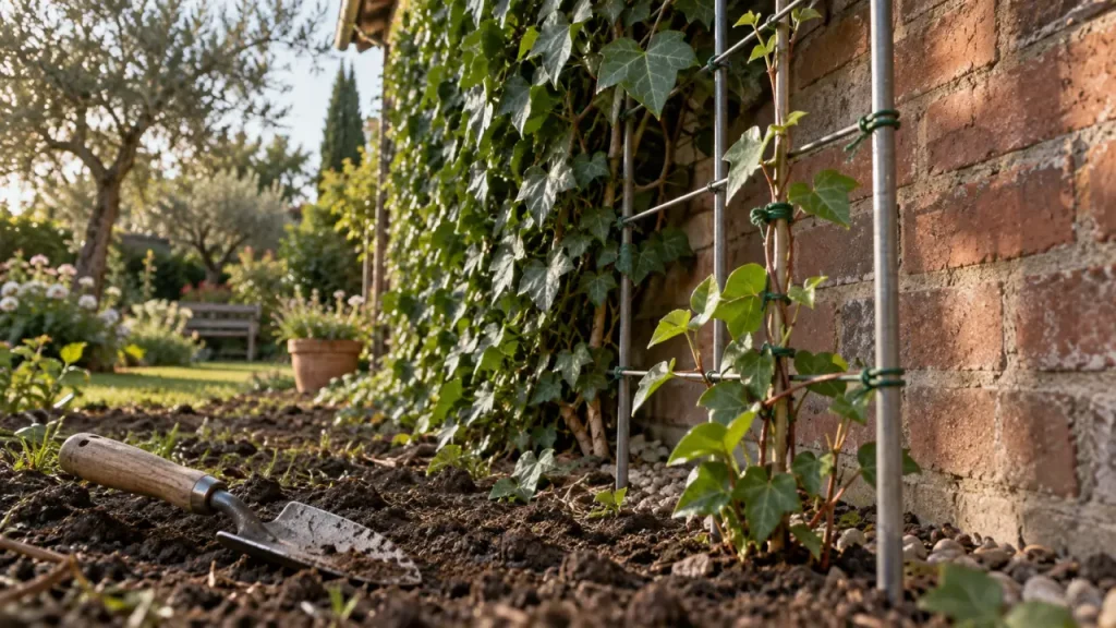 La plante pour cacher un mur dépend d’abord de son exposition et de son support