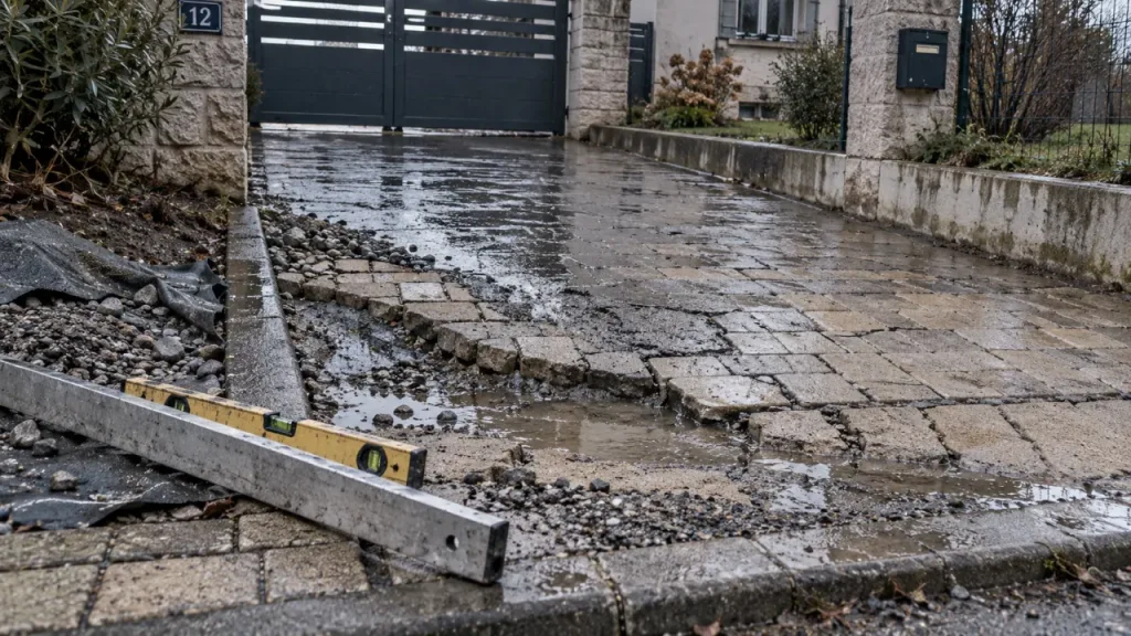 Rénovation d’une allée de maison : réparer, recouvrir ou tout refaire au-delà de 25 % de dégâts ?